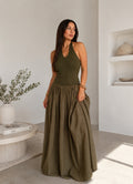 The Olive Muse Dress