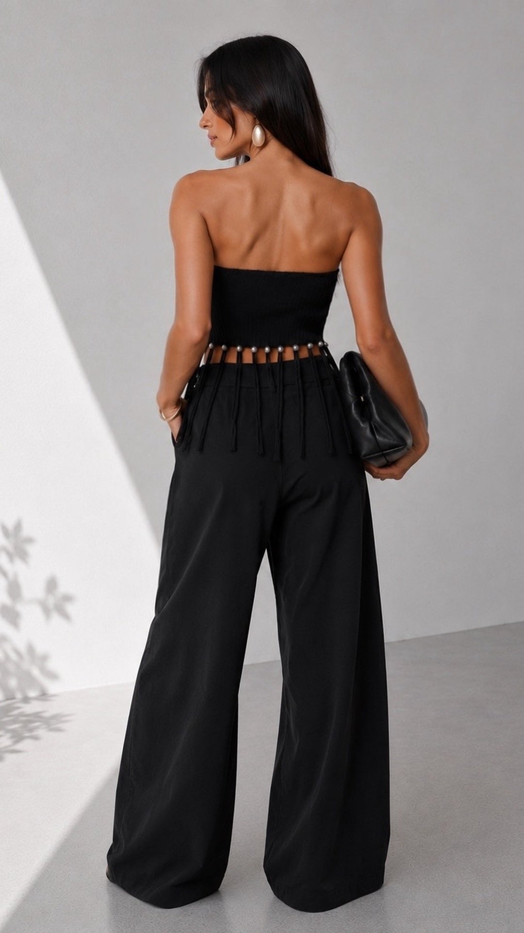 Silver Fringe Set