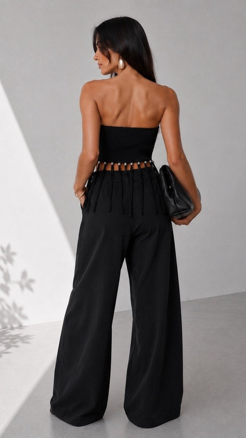 Silver Fringe Set